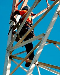 Manutenção de torre metálica em Santos SP